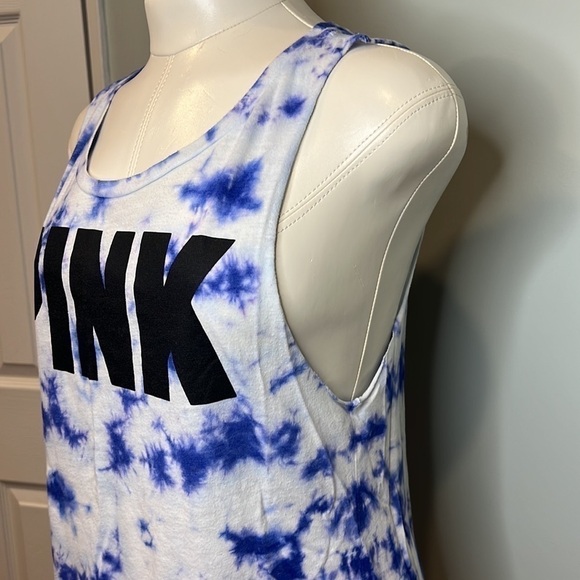 PINK Victoria’s Secret Tie Dye American Flag Tap Top - Picture 7 of 12